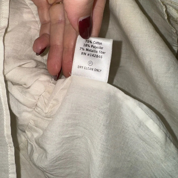 Rhode Donna Dress in Cream Metallic XS - Picture 4 of 6